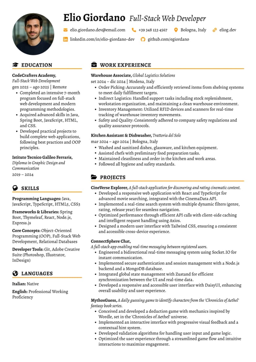 Resume Template 3