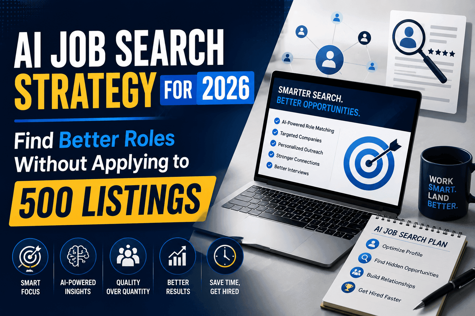 AI Job Search Strategy for 2026: Find Better Roles Without Applying to 500 Listings