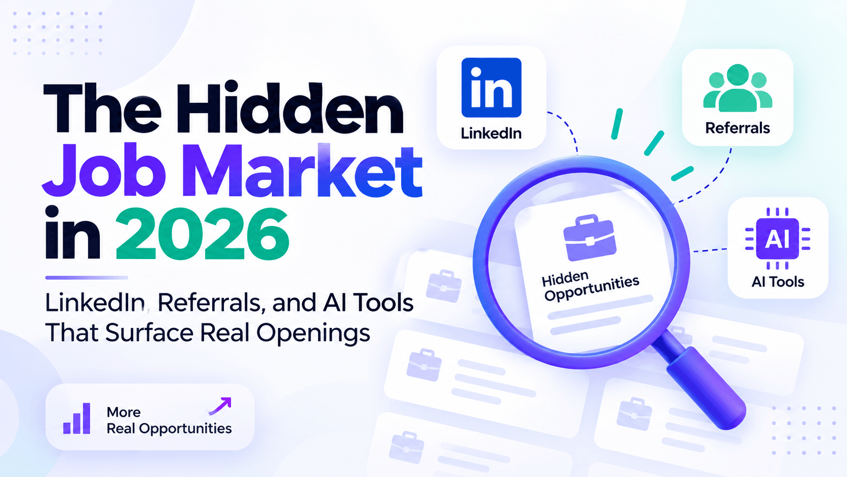 The Hidden Job Market in 2026: LinkedIn, Referrals, and AI Tools That Surface Real Openings